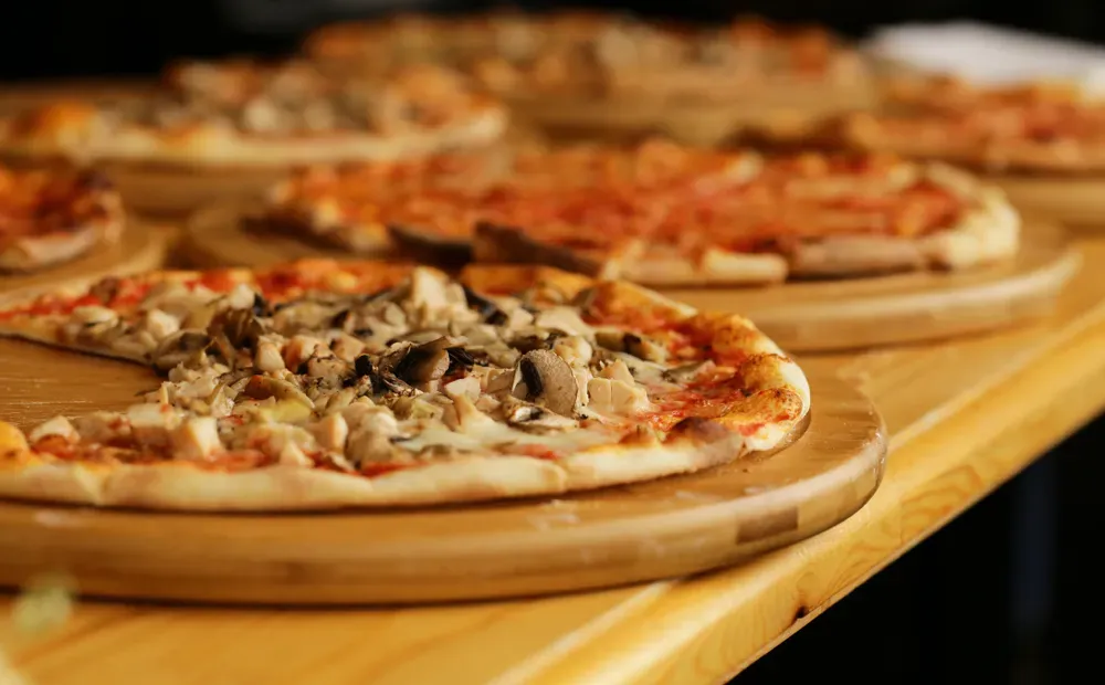 Antico pizzas for catering